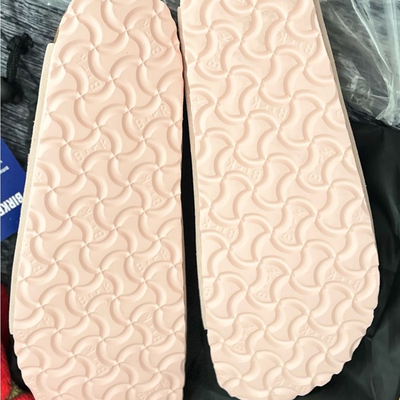 NEW BIRKENSTOCK Arizona Suede Sandals Women Size 40 Light Blush Bohemian Neutral - Picture 7 of 7